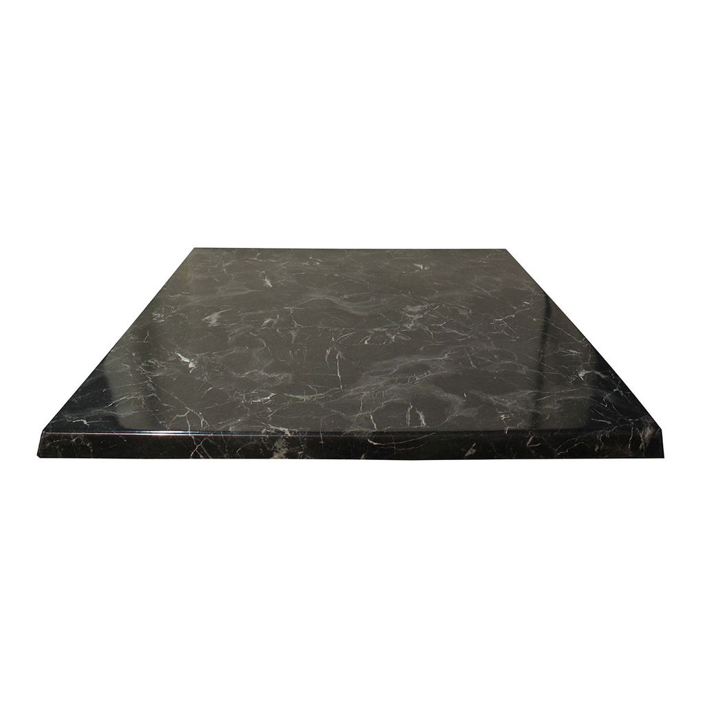 Cubierta melamina estratificada marmol negro 80*80