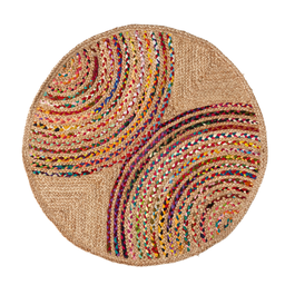 [AA3848FN35] Graciela alfombra yute multicolor 100 // KH
